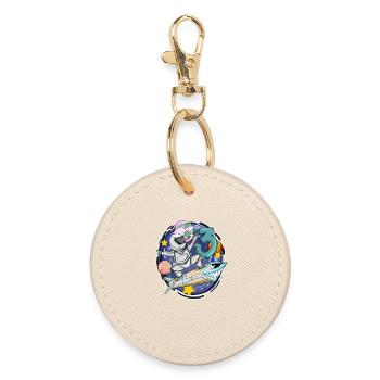 3ème anniversaire garçon - 3 ans - J’ai 3 ans - Porte-clés rond - huître - Devant