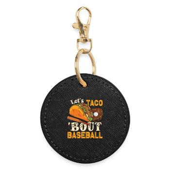Let's Taco Bout Baseball - Porte-clés rond - noir - Devant
