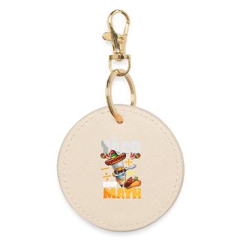 Let’s Taco Bout Professeur de mathématiques - Porte-clés rond - huître - Devant