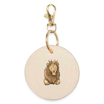 Couronne de Lion - Porte-clés rond - huître - Devant