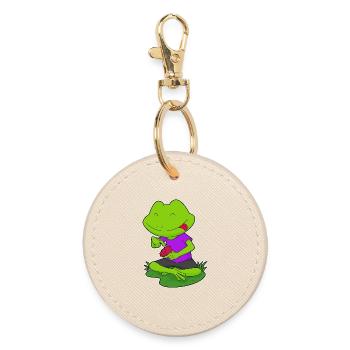 Frosch Poker Cartes de Poker - Porte-clés rond - huître - Devant