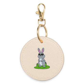 Lunettes de soleil Lapin - Porte-clés rond - huître - Devant