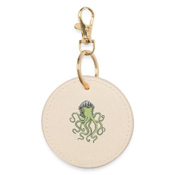 Casque de guerrier pieuvre - Porte-clés rond - huître - Devant