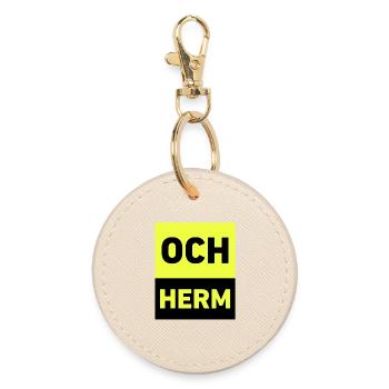 Och herm - Runder Schlüsselanhänger - Auster - Vorne