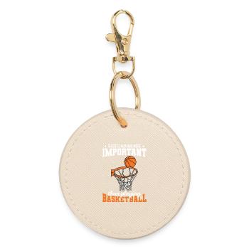 Dicton motivant le basketball - Porte-clés rond - huître - Devant