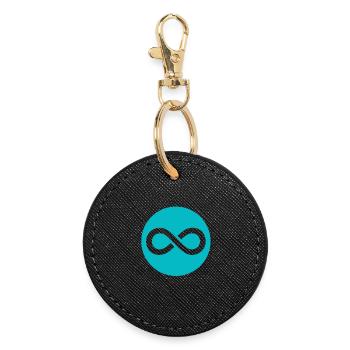 Infinite Loop - Round Keyring - black - Front