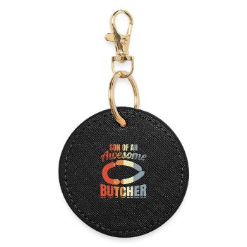 Butcher's Son - Round Keyring - black - Front