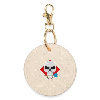 Fléchette tête de mort - Porte-clés rond - huître - Devant
