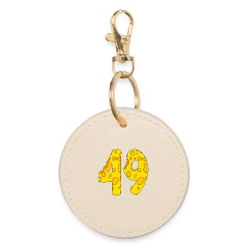 49 ans de Lustig Käse - Porte-clés rond - huître - Devant