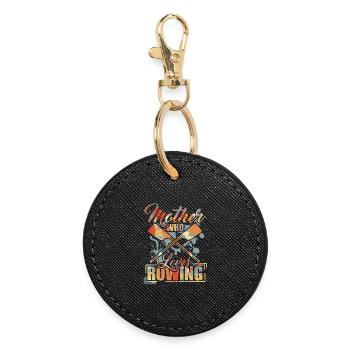 Rower - Round Keyring - black - Front