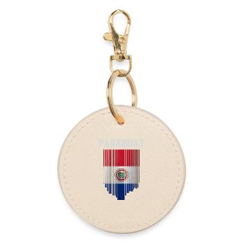 Paraguayan flag, Paraguayan pride - Round Keyring - oyster - Front
