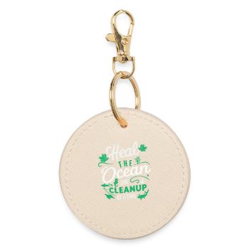 Ocean Save Purification Step - Round Keyring - oyster - Front