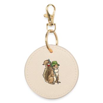 Pêche à la canne à pêche Squirrel Angler - Porte-clés rond - huître - Devant