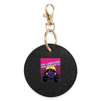 The legends of asphalt - Round Keyring - black - Front