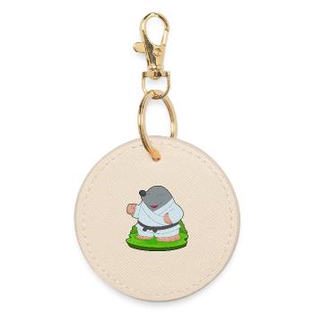 Karaté Mole Arts martiaux - Porte-clés rond - huître - Devant