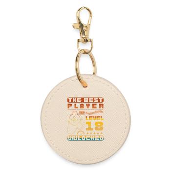 THE BEST PLAYER LEVEL 18 UNLOCKED - Round Keyring - oyster - Front