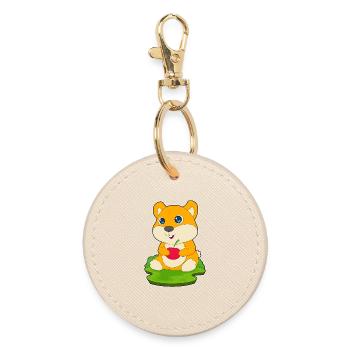 Cerise de hamster - Porte-clés rond - huître - Devant