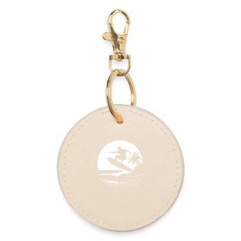 Surfeur - Porte-clés rond - huître - Devant