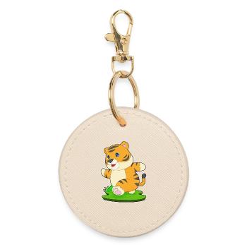 Tiger Jogger Jogging Sport - Porte-clés rond - huître - Devant