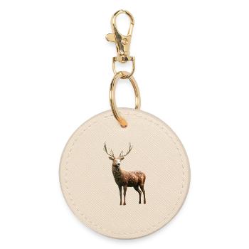 Cerf, Bois, Chasse, Cerf, Renne, Cerf élaphe, Chasseur - Porte-clés rond - huître - Devant