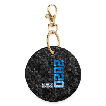 6TH BIRTHDAY LIMITED EDITION 2020 - Round Keyring - black - Front