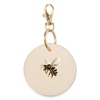abeilles apiculteur miel apiculteur abeilles abeille mignonne - Porte-clés rond - huître - Devant