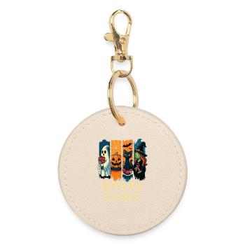 Spooky Season x Pink Ribbon Mashup - Porte-clés rond - huître - Devant