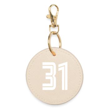 Maillot numéro 31 – Cadeau anniversaire 31 ans - Porte-clés rond - huître - Devant