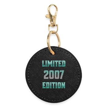 Limitierte Edition 2007  - Runder Schlüsselanhänger - Schwarz - Vorne