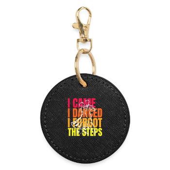 Ballroom Dancing Dance Training Ballroom Gift - Round Keyring - black - Front