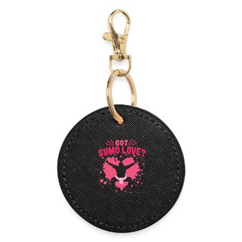 Lutteur de sumo Lutte japonaise Nagoya - Porte-clés rond - noir - Devant