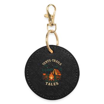 Tentes Funny Camping Adventure - Porte-clés rond - noir - Devant