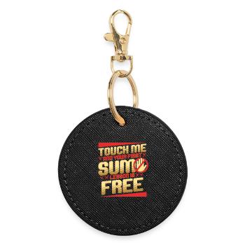 Lutteur de sumo Lutte japonaise Nagoya - Porte-clés rond - noir - Devant