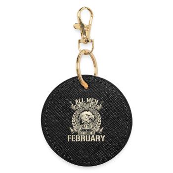 Déclaration d'unité des Eagles de février - Porte-clés rond - noir - Devant
