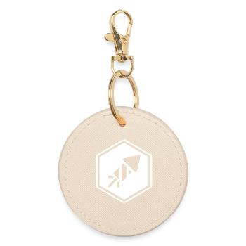 Fe & Py Originals - Porte-clés rond - huître - Devant