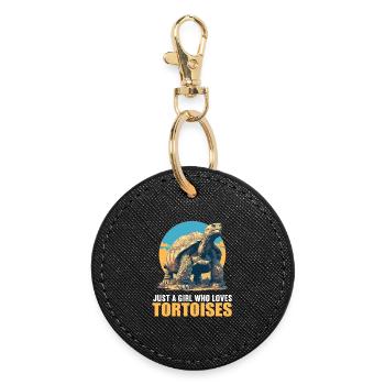 Tortoises Tortoise - Round Keyring - black - Front