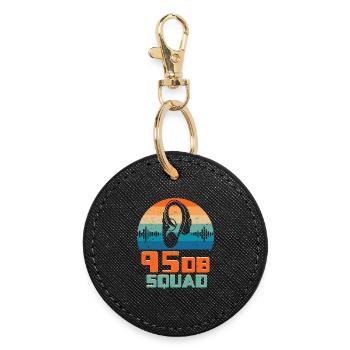 Sourds, sourds, malentendants, 95DB Squad - Porte-clés rond - noir - Devant