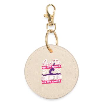 Contortionist Contortion - Round Keyring - oyster - Front