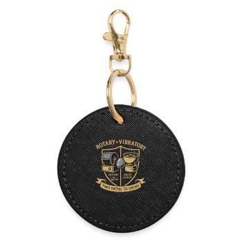 Rotary X Vibratory: Two Ways to Shine - Round Keyring - black - Front
