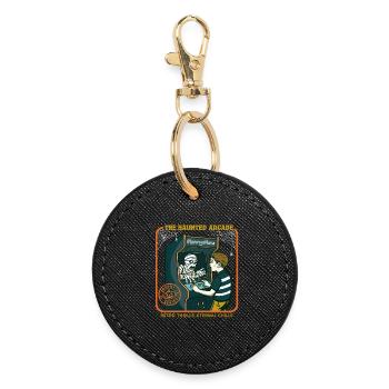 L’arcade hantée - Porte-clés rond - noir - Devant