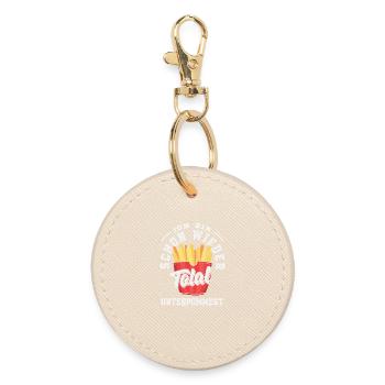 Totally underpommest encore une fois – blague sur les frites - Porte-clés rond - huître - Devant