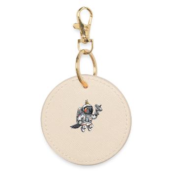 oiseau de l’espace astronaute calopsitte - Porte-clés rond - huître - Devant
