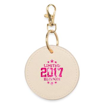 LIMITED EDITION 2017 9. GEBURTSTAG - Runder Schlüsselanhänger - Auster - Vorne