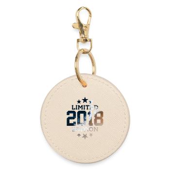 LIMITED EDITION 2018 8. GEBURTSTAG - Runder Schlüsselanhänger - Auster - Vorne