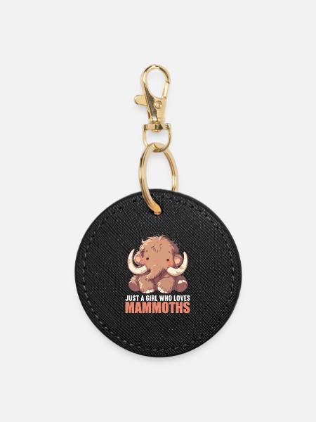 Mammuts Mammut - Runder Schlüsselanhänger - Schwarz