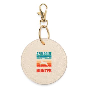 Hunter Gift Hunting Hunting Hunter Exam - Round Keyring - oyster - Front