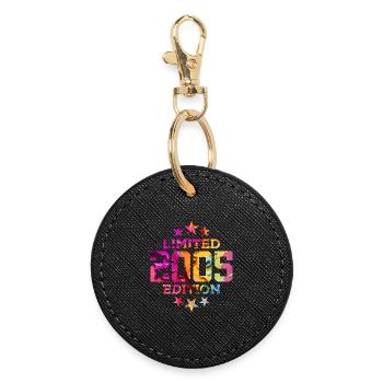 ÉDITION LIMITÉE 21E ANNIVERSAIRE 2005 - Porte-clés rond - noir - Devant
