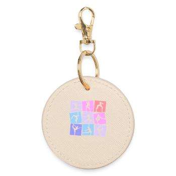 Gymnastique Gymnastique Enfants Filles Femmes - Porte-clés rond - huître - Devant