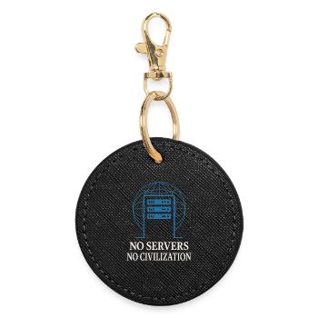 Ingénieur Rack et Stack Infrastructure Réseau - Porte-clés rond - noir - Devant