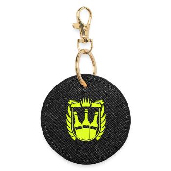 Beer Coat of Arms - Round Keyring - black - Front